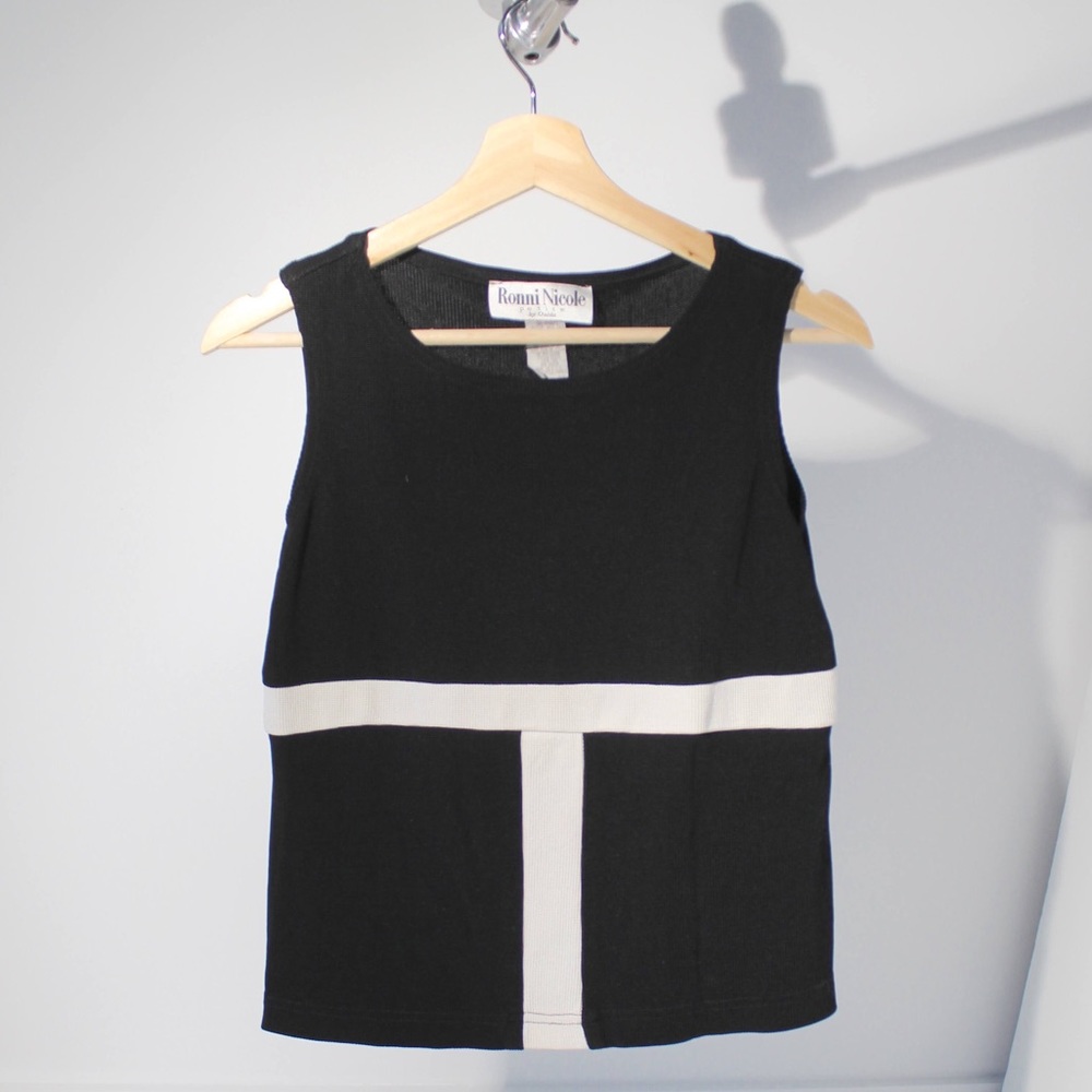 Black And White Tank